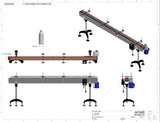 1" CONTAINER ON CONVEYOR