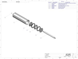 Automatic inline piston filler machine, high viscosity liquid products, pistons, Assy PIS-2.370, by Acasi Machinery Inc.