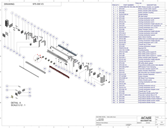 Automatic Inline Bottle Cleaner Model BR15 | Clamping And Turning Mechanism (975-300 V3) By Acasi Machinery