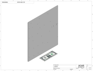 Semi-Automatic single cap tightener, model AS-CS16, Assy AS16-302-V16, by Acasi Machinery Inc.