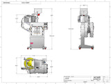 Automatic inline bottle capping machine with bowl cap sorter, model CAI-X-Cent, by Acasi Machinery Inc.