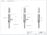 Automatic inline piston filler machine, high viscosity liquid products, 0.500 standard nozzle dimensions, by Acasi Machinery Inc.