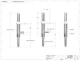Automatic inline piston filler machine, high viscosity liquid products, 0.625 standard nozzle dimensions, by Acasi Machinery Inc.