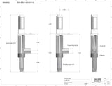Automatic inline piston filler machine, high viscosity liquid products, 1.000 standard nozzle dimensions, by Acasi Machinery Inc.