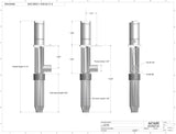 Automatic inline piston filler machine, high viscosity liquid products, 1.500 standard nozzle dimensions, by Acasi Machinery Inc.