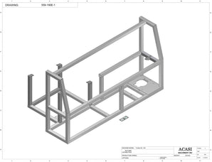 Automatic plastic and metal bottle unscrambler machine, model TruSort-SO, Part 559-190E-1, by Acasi Machinery Inc.