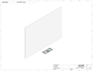 Automatic plastic and metal bottle unscrambler machine with 48 inches bowl, model BU7100, Part BU7000-01-002, by Acasi Machinery Inc.