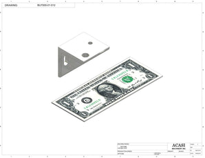 Automatic plastic and metal bottle unscrambler machine with 48 inches bowl, model BU7100, Part BU7000-01-012, by Acasi Machinery Inc.