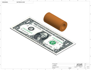 Automatic plastic and metal bottle unscrambler machine with 48 inches bowl, model BU7100, Part BU7000-03-030, by Acasi Machinery Inc.