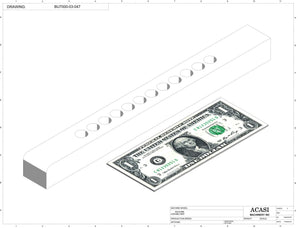 Automatic plastic and metal bottle unscrambler machine with 48 inches bowl, model BU7100, Part BU7000-03-047, by Acasi Machinery Inc.