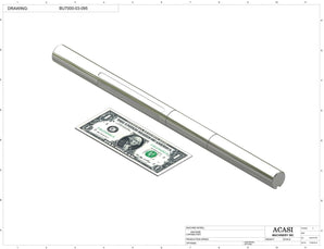 Automatic plastic and metal bottle unscrambler machine with 48 inches bowl, model BU7100, Part BU7000-03-095, by Acasi Machinery Inc.