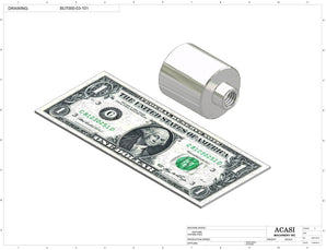 Automatic plastic and metal bottle unscrambler machine with 48 inches bowl, model BU7100, Part BU7000-03-101, by Acasi Machinery Inc.
