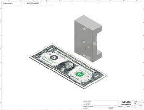 Automatic plastic and metal bottle unscrambler machine with 48 inches bowl, model BU7100, Part BU7000-05-007, by Acasi Machinery Inc.