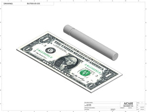 Automatic plastic and metal bottle unscrambler machine with 48 inches bowl, model BU7100, Part BU7000-05-035, by Acasi Machinery Inc.