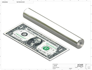 Automatic plastic and metal bottle unscrambler machine with 48 inches bowl, model BU7100, Part BU7000-05-051, by Acasi Machinery Inc.