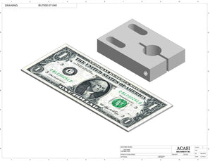 Automatic plastic and metal bottle unscrambler machine with 48 inches bowl, model BU7100, Part BU7000-07-040, by Acasi Machinery Inc.