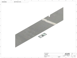 Automatic plastic and metal bottle unscrambler machine with 48 inches bowl, model BU7100, Part BU7100-01-016, by Acasi Machinery Inc.