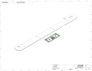 Automatic plastic and metal bottle unscrambler machine with 48 inches bowl, model BU7100, Part BU7100-03-001, by Acasi Machinery Inc.