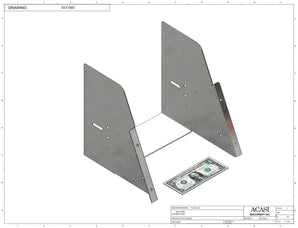 Automatic plastic and metal bottle unscrambler machine with 48 inches bowl, model TruSort-48, Part 557-060, by Acasi Machinery Inc.