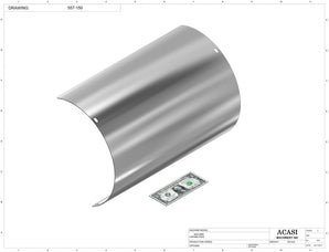 Automatic plastic and metal bottle unscrambler machine with 48 inches bowl, model TruSort-48, Part 557-150, by Acasi Machinery Inc.
