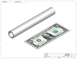 Automatic  variable speed power straight, curve and custom bottle sanitary conveyor, Part CV200-04-018  by Acasi Machinery Inc.,