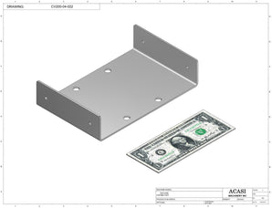 Automatic  variable speed power straight, curve and custom bottle sanitary conveyor, Part CV200-04-022 by Acasi Machinery Inc.,