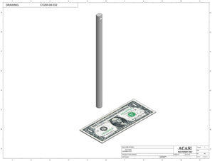 Automatic  variable speed power straight, curve and custom bottle sanitary conveyor, Part CV200-04-032 by Acasi Machinery Inc.,