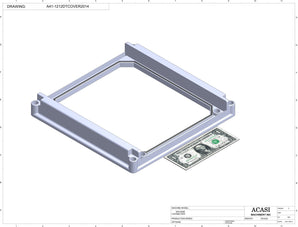 Bottle reject system, model 1900-002, Part A41-1212DTCOVER2014, by Acasi Machinery Inc.