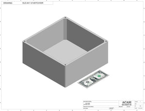Bottle reject system, model 1900-002, Part ELE-A41-1212DTCOVER, by Acasi Machinery Inc.