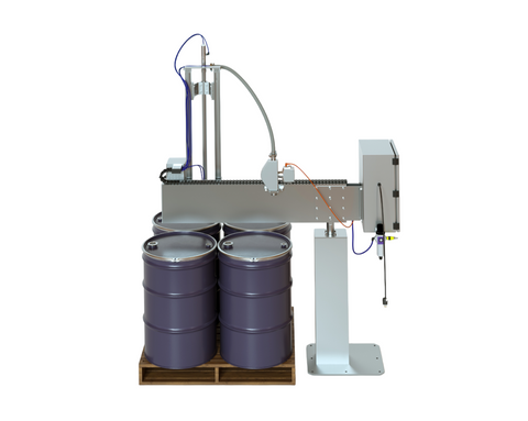 Flow Meter Filler Machine For Drum Model DRU-S1-000