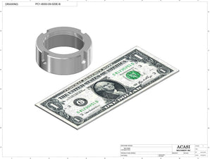 T Cork Push Capper, model - PC1-8000, Part PC1-8000-09-020E-B, by Acasi Machinery Inc.