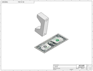 Semi-Automatic Electronic Net Weight Filling Machine - Model PWF-1S Part PWF-S-122