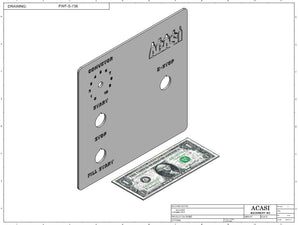 Semi-Automatic Electronic Net Weight Filling Machine - Model PWF-1S Part PWF-S-736