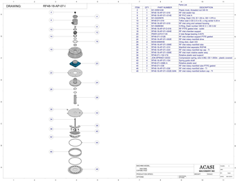 Rotary Pressure Overflow Filler RF48-18| Manifold Inlet Product By Acasi Machinery