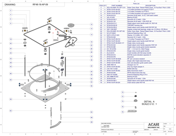 Rotary Pressure Overflow Filler RF48-18| Nozzle Cam System By Acasi Machinery