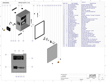 Rotary Pressure Overflow Filler RF48-18| Electric Panel By Acasi Machinery