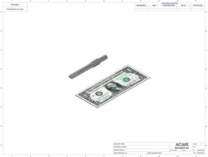 Semi automatic 1 gear pump filler machine, individual filling volume and speed adjusment, high viscocity liquid products, model TruPump 1S, Part PUM1200-01-014, by Acasi Machinery Inc.