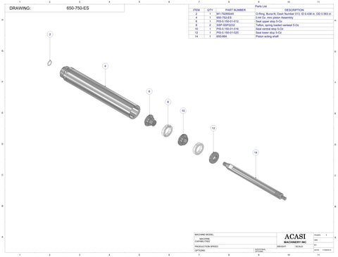 Miniature Piston Filler- Model MiniPiston-4 | 1.5 Inch Piston (U-cup version)