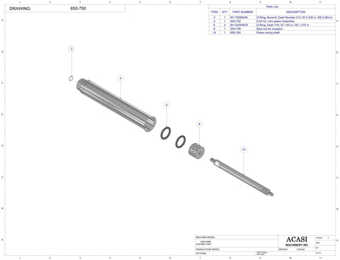 Miniature Piston Filler- Model MiniPiston-4 | Pistons