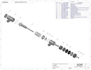 Pressure Overflow Standard Nozzles - Parts