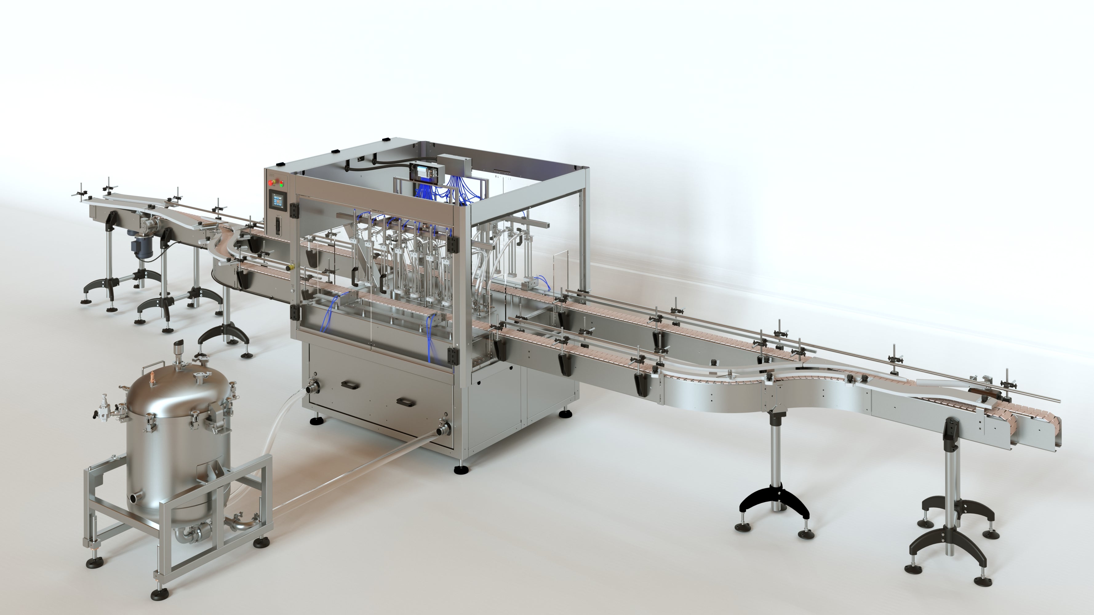 Automatic Dual Lane Flow Meter Filling Machine, model FMF-12000-DL, by ...