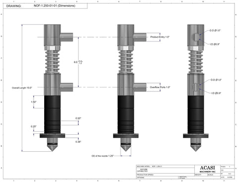 Pressure Overflow Nozzle 1.250in