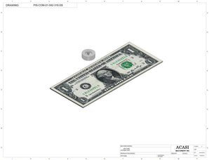 Piston Bottle Filler Part PIS-COM-01-042-316-SS