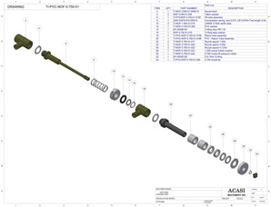 Pressure Overflow Corrosion Resistance Nozzles - Parts