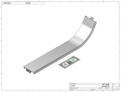 Cap chute Parts | 12480E