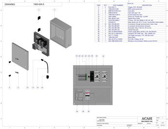 Bottle Reject System - Model 1900-002 V1.1 | Electric Panel By Acasi Machiney