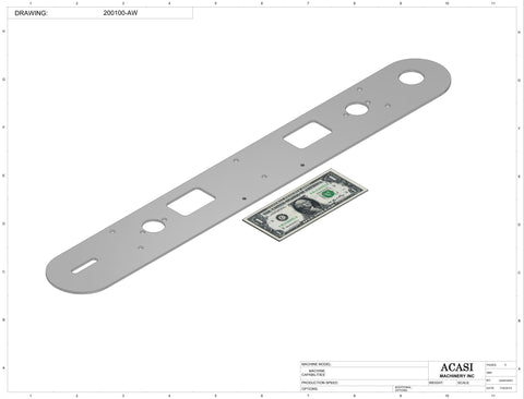 Automatic Bottle Unscrambler part ACA-200100-AW