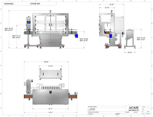 Gear Pump Filler - Model TruPump-275UB Drawings