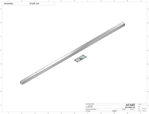Automatic inline gear pump filler machine, high viscosity, Part 275UB-108, by Acasi Machinery Inc.