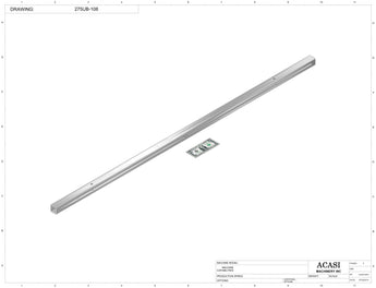 Automatic inline gear pump filler machine, high viscosity, Part 275UB-108, by Acasi Machinery Inc.